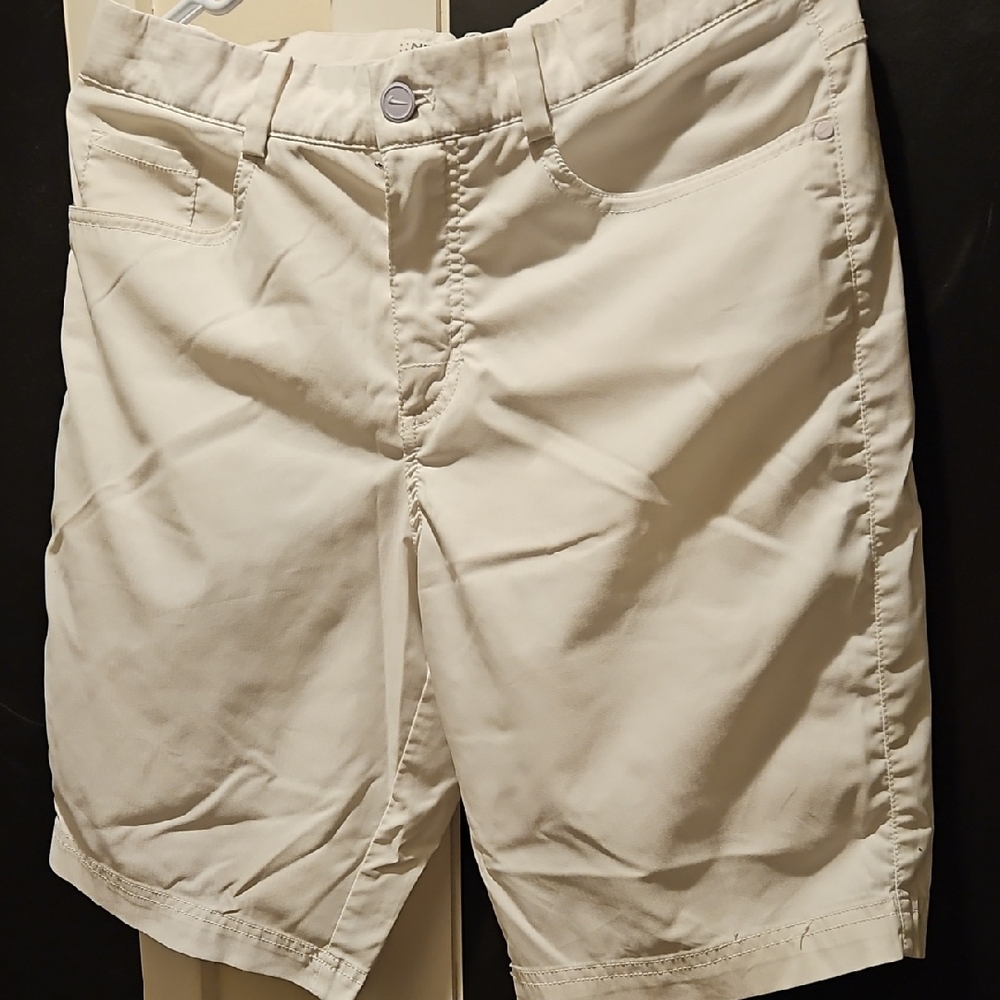 Nike Men's Cream Flat Front Shorts